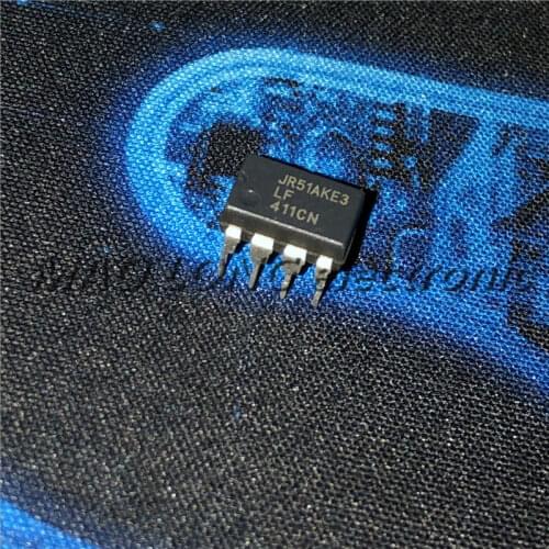 10PCS/LOT LF411CN DIP8 LF411 DIP 411CN DIP-8 new and original IC In Stock