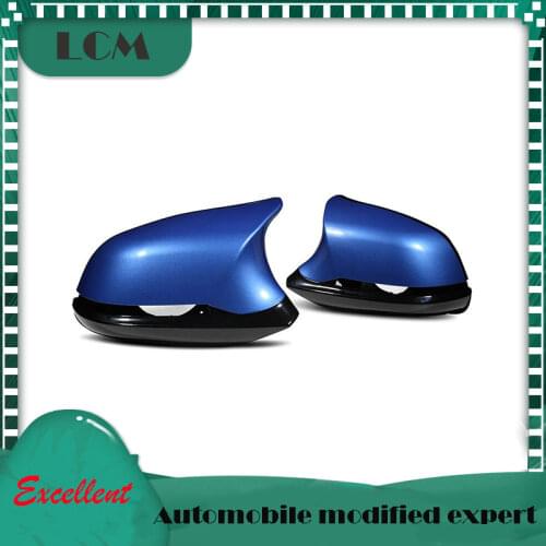 2012 UP for-BMW 1 2 3 4Series F20 F21 F22 F23 F30 F31 F32 F33 F36 X1 E84 M2 F87 ABS+Carbon Fiber Mirror Cover No Camera Hole