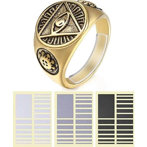 18 Sizes Silicone Invisible Clear Ring Size Adjuster Resizer Loose Rings Reducer Ring Sizer Fit Any Rings Jewelry Tools Unisex