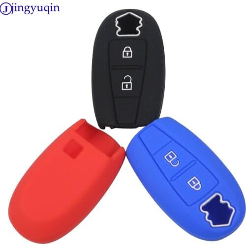 2/3 Buttons Silicone Car Remote Key Fob Shell Cover Case For Suzuki Vitara Swift Ignis Kizashi SX4 Baleno Ertiga 2016 2017 2018