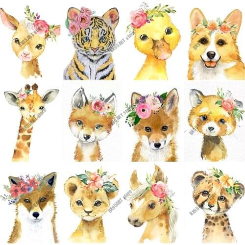 5D Diamond Mosaic Anime DIY Diamond Painting Yellow Animals Cross Stitch Kits Embroidery Full Drill Tiger Kids Room Decoration