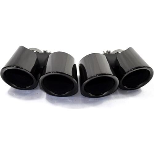 GTS STYLE stainless steel exhaust tip for Porsche Macan in 2019-2020 mufflers tip car exhaust silver black tailpipe