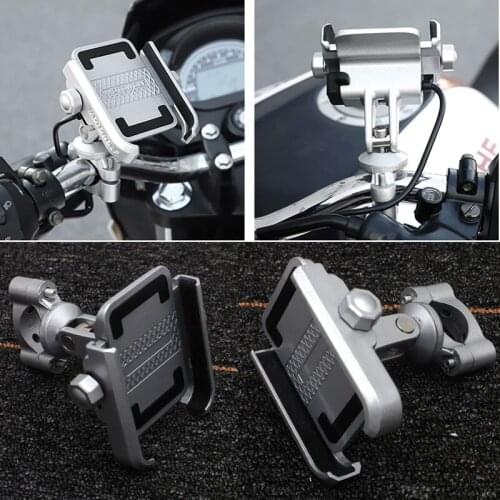Motorcycle GPS mobile phone holder bicycle navigation bracket handlebar holder riding anti-shake anti-shake for 4 inch -6.8 inch