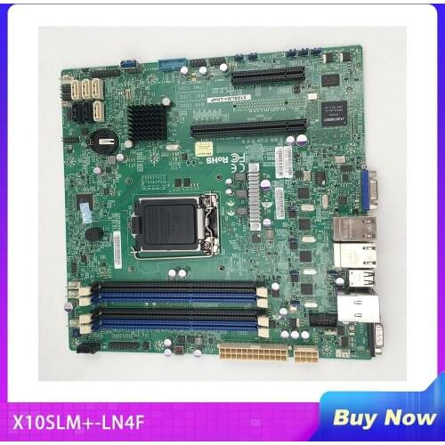 For Supermicro Server Motherboard X10SLM+-LN4F E3-1230V3 1150 Fully Tested