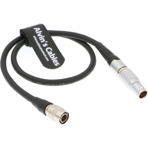 Alvins Cables 2 Pin Male to Hirose 4 Pin Male Cable Power Teradek Bolt from Steadicam