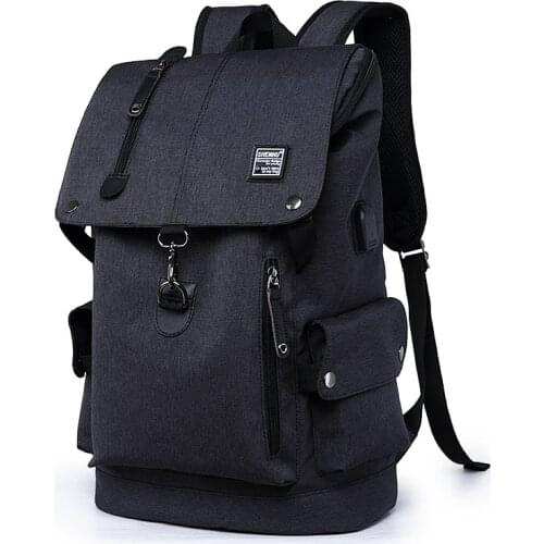 Fashion Mens backpack 15.6' Mens Laptop Backpacks College Students School Bags For Boys Male Travel Backbags Large Scoolbag