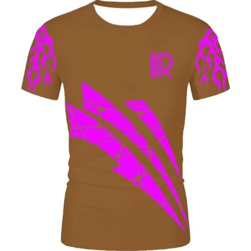 New mens 3D printed T-shirt Fashion trend hip-hop round neck T shirts Summer graphic t-shirt Fashion casual shirt Video tops