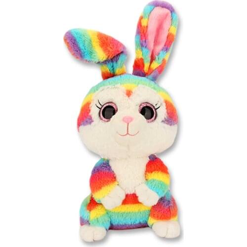 New Fashion Soft Stuffed Animals Kids Animal Rabbit Sleeping Cute Cartoon Plush Toy Stuffed Animal Dolls Children Birthday Gift