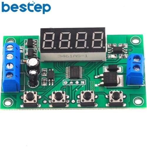 Single Trigger Timing Cycle Delay Power Tube Mos Tube FET Switch Module 7-24V