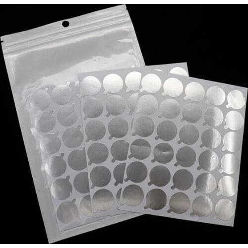 Disposable Eyelash Glue Holder Pallet Eyelash Extension Glue Pads Lashes Stickers Stand On Eyelash Jade Stone