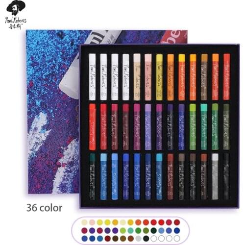 Paul Rubens Oil Pastel Pastels For Drawing Kits Standard 36+3 Colors Set Art Supplies Gift Package For Artists Children Students