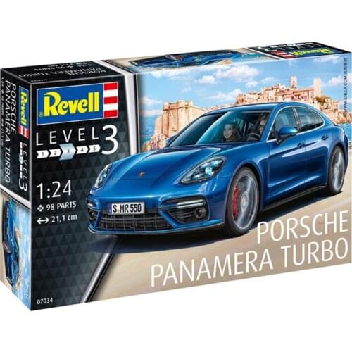 Revell plastic assembly car model 1/24 Porsche Panamera Turbo sports car adult collection DIY assembly kit 07034