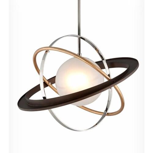 Postmodern minimalist planetary orbit Nordic living room dining room bedroom childrens room creative planet lamp