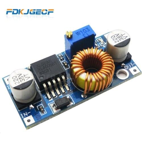 10PCS XL4005 DSN5000 Beyond LM2596 DC-DC adjustable step-down 5A power Supply module,5A Large current Large power