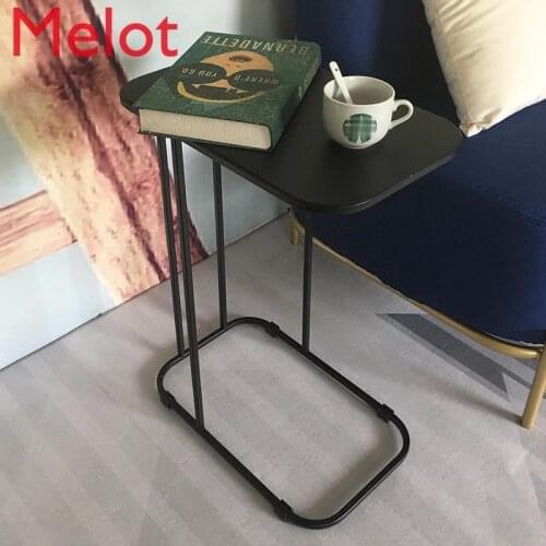 Light Luxury European Creative Iron Art Sofa Small Tea Table Modern Simple Solid Color Bedroom Storage Cabinet Home Decoration