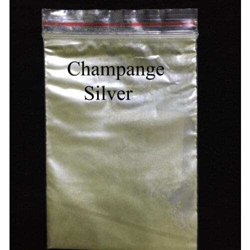 Champange silver pearl pigment powder paint coating Automotive Coatings art crafts decoration 50g per pack