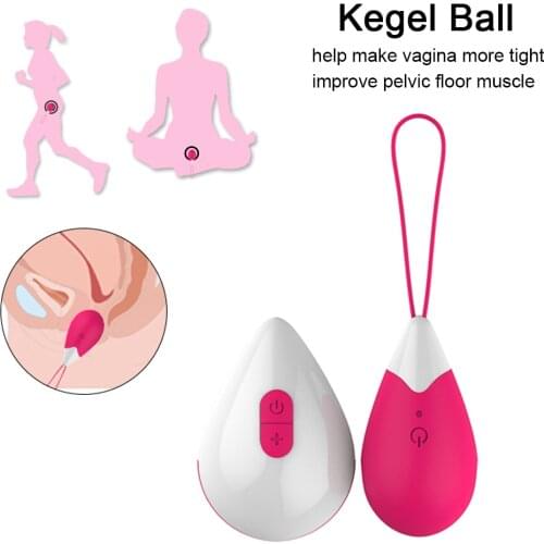 Silicone Vibrating Eggs Wireless Vaginal Ball Vibrating Exercises Smart Love Ball Remote Jump Eggs Vibrator Sex Toy For Women 5