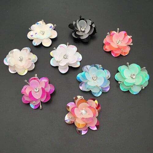 Spot 3D handmade beaded sequins beads beads flower cloth patch stickers clothing shoes and hats diy decorative accessories