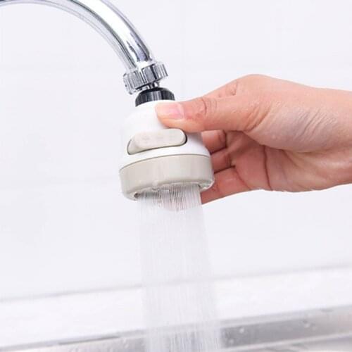 360 Degree Rotatable 3 Modes Faucet Aerator Water Saving High Pressure Filter Sprayer Nozzle 360 Degree Rotate Diffuser Aerator