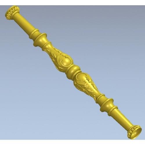 High quality 3d model relief for cnc or 3D printers in STL file format staircase column _2