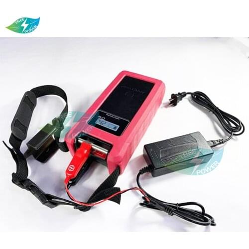 14.8v 9600mAh 12800mAh 14000mAh Lithium ion battery with BMS for electric winch fishing reel battery+3A Charger