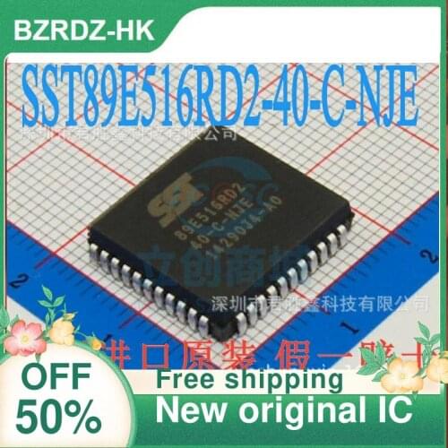 2-10PCS/lot SST89E516RD2 SST89E516RD2-40-C-NJE New original IC