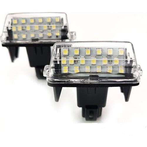 2Pcs Led Number License Plate Light Replacement For Toyota Camry Corolla Prius Yaris Canbus Error Free