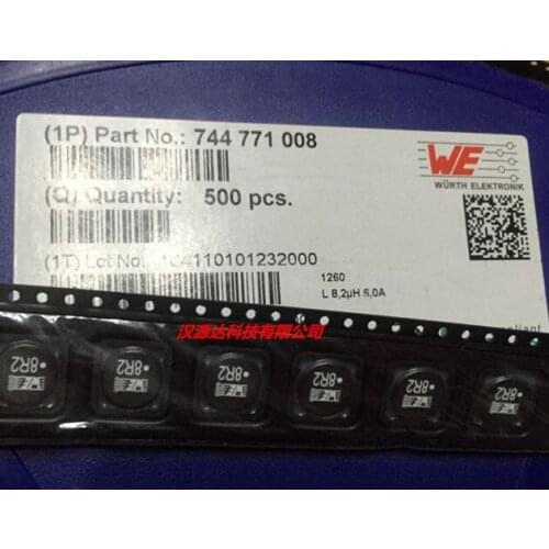 744771008 WE8R2 1260 8.2UH 6.25A 12X12X6MM SMD power inductors