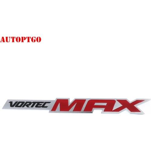 Car Styling Rear Trunk Letter VORTEC MAX Emblem Badge Decal Sticker For Chevy Chevrolet Sierra Silverado SS GMC