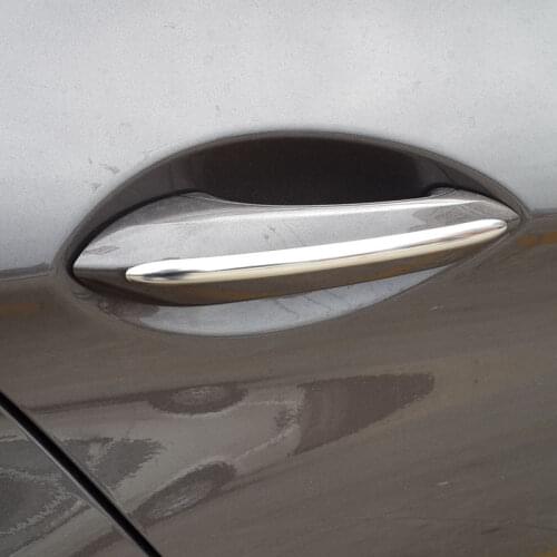 Stainless Steel Car Styling Door Handle Cover Decorative Trim Sticker for BMW 5 Series f18 520li 525li 2011-2017 Car Accessories