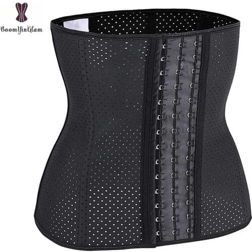 Breathable Latex Waist Trainer Height 30cm Women Daily Wear Body Shaper Waist Cincher Steel Boned Waist Trimmer Underbust Corset
