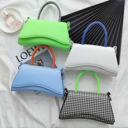 Elegant Female Square Tote bag 2021 Fashion New High quality PU Leather Womens Designer Handbag Travel Shoulder Messenger Bag