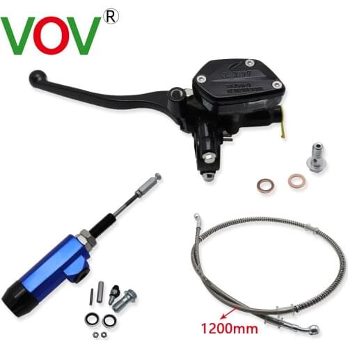 CNC Motorcycle Hydraulic Clutch Pump Brake Handle Lever Oil Hose Pipe Modification Accessories For Honda Suzuki Yamaha 125~250cc