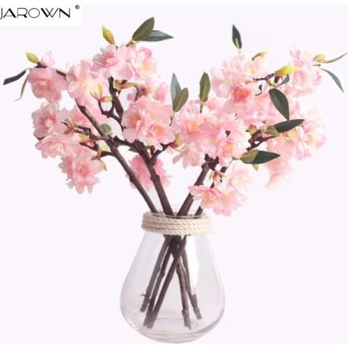 Artificial Silk Flower Mini Cherry Blossom Sakura For Wedding Party Table Decor Acessorise Flores