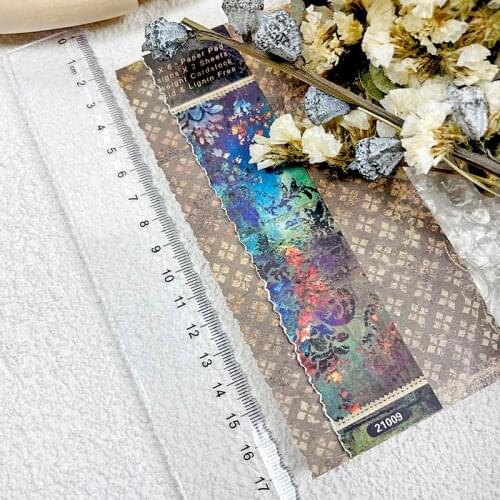 Panalisacraft Torn edge ruler tools for vintage Paper Scrapbooking Card Making Must have tool for Curve line Paper edge