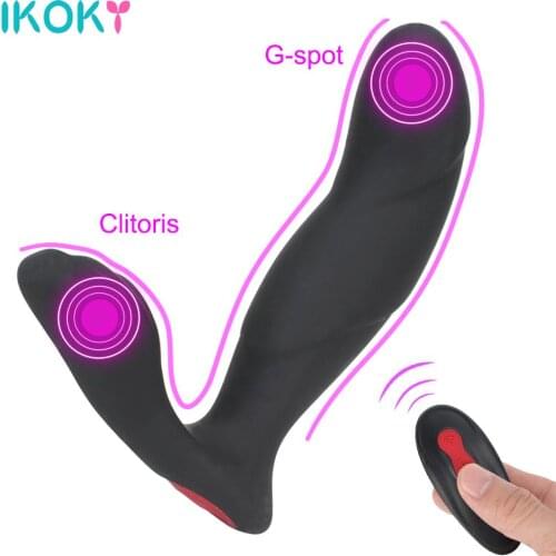 Prostate Massager Anus Vibrating G-Spot Clitoris Stimulation Sex Toy For Men Woman Male Butt Plug 9 Modes Anal Vibrator
