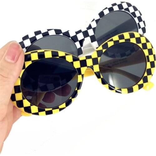 Fashion Goggles Sunglasses Transparent Clear Lenses Glasses Vintage Oval Eyewear Fashion Classic Sun Glasses