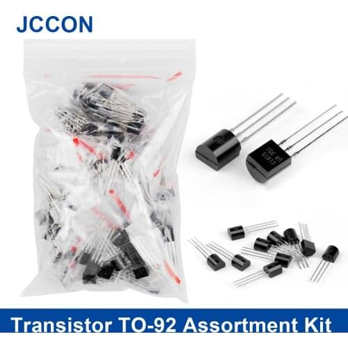 Transistor TO-92 Assortment Kit Transistors S9012 S9013 S9014 S8050 S8550 2N2222 A42 A92 A1015 C1815 C945