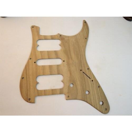 Unfinished hand made wood of Chinese scholartree STRAT GUITAR HSH Pickguard#1649