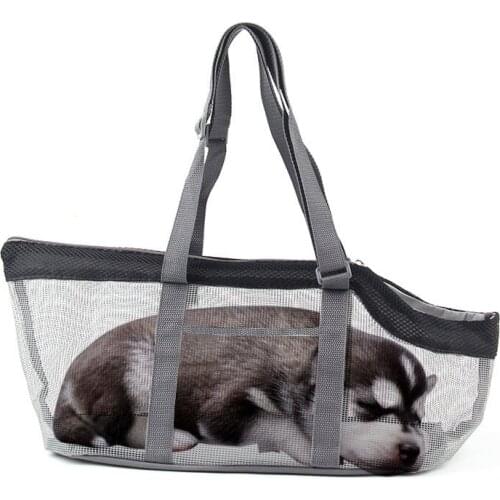 Panoramic Breathable Dog Cat Going Out Pet Bag Large Capacity Portable Dog Bag Portable Foldable Cat Bag