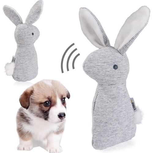 Plush Squeaky Dogs Toy Rabbit Shape Toys for Puppy Funny Pet Products with Sound Cute Interactive Dog Accessories Dropshipping