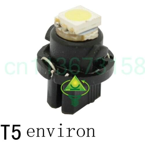 20pc/lot T5 environ LED Light bulb Bright Instrument Panel Gauge Cluster Dashboard LED Light Bulbs