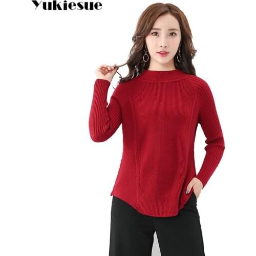 High Quality Thick Warm Winter Women Sweater Fashion long sleeve Knitted Soft Pullover Jumper Autumn Female Sweater Top