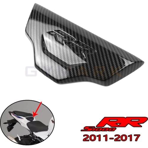 For BMW S1000RR S1000 RR 2011 2012 2013 2014 2015 2016 2017 Motorcycle Parts Carbon Fiber Seat Panel Cover Rear Seat Cover