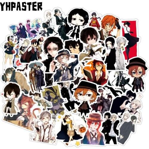 10/30/50Pcs Bungou Stray Dogs Stickers Japanese Anime Stickers For Motorcycle Skateboard Laptop Bicycle Backpack Waterproof