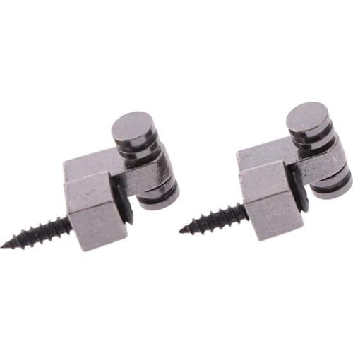 2Pcs Metal String Retainer Trees Roller Guitar Parts Accessories