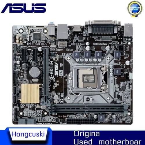 For ASUS H110M-D D3 Used original motherboard Socket LGA 1151 DDR3 H110 Desktop Motherboard