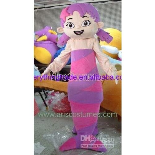Hot sale 2014 bubble guppies character mascot costume carnival costumes cartoon wear characters party costumes