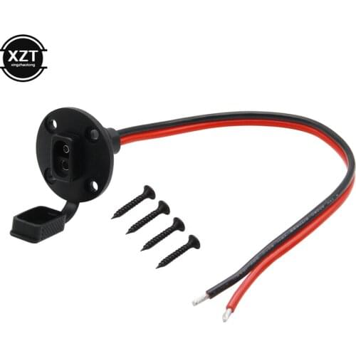 30CM 12AWG SAE Cable Quick Disconnect Automotive Panel Extension Cable Screw Holes for Solar Panels Battrey Motorcycles Battery