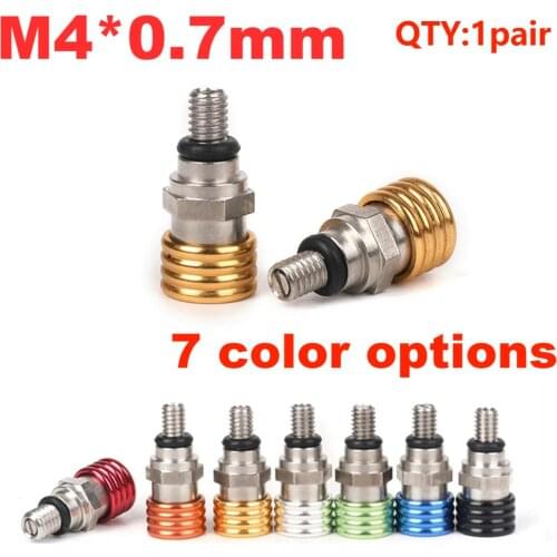 M4x0.7 Fork Air Pressure Bleeder Relief Valves Set For KTM 50 150 200 250 350 400 450 500 525 530 EXC SX SXF XC XCW MXC Etc
